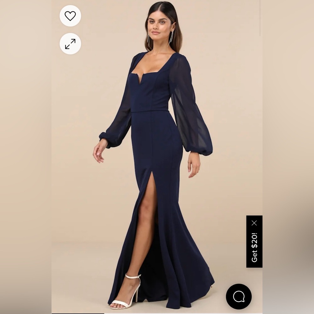 Lulus beauty land flatter gown. Worn once to a wedding